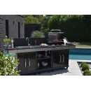 Cuisine d'&Eacute;t&eacute; Fidgi Cook'in Garden 4 Br&ucirc;leurs Pack Complet Barbecue Desserte et &Eacute;vier