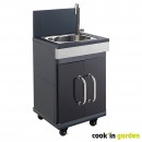 Cuisine d'&Eacute;t&eacute; Fidgi Cook'in Garden 4 Br&ucirc;leurs Pack Complet Barbecue Desserte et &Eacute;vier