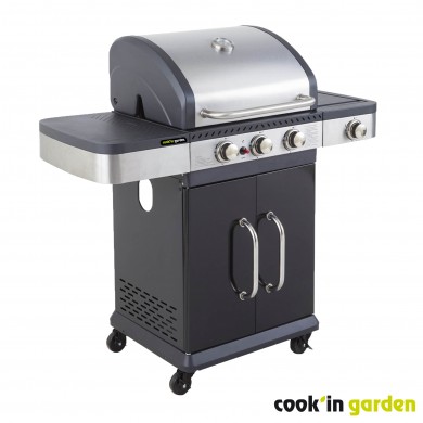 Barbecue Gaz Fidgi 3 Brûleurs Cook'in Garden
