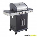 Barbecue Gaz Fidgi 3 Br&ucirc;leurs Cook'in Garden