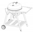 Barbecue Charbon de Bois Tonino 60 Cook&rsquo;in Garden