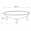 Brasero Junto Cook&rsquo;in Garden diam&egrave;tre 59 cm