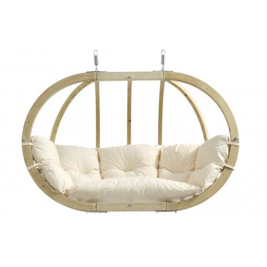 Fauteuil Suspendu Globo Royal Chair 4 coloris Vert, écru, anthracite et taupe