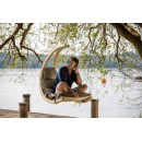 Fauteuil Suspendu Swing Chair avec Coussin R&eacute;versible Gris/Taupe | Confort Premium | Amazonas