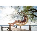 Fauteuil Suspendu Swing Chair avec Coussin R&eacute;versible &eacute;cru Confort Premium | Amazonas